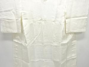 アンティーク　本麻　透かし織　萩模様長襦袢